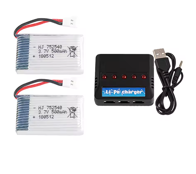 Kit de Energía Pro: 2 Baterías Extra + Multi-Cargador