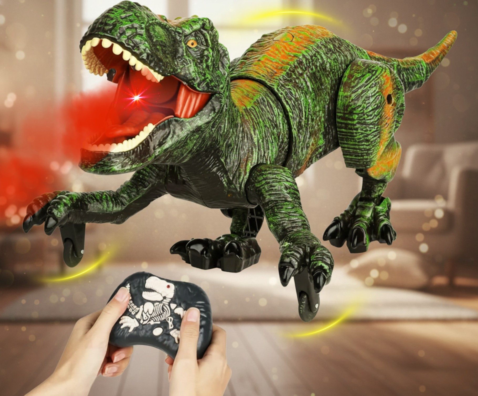 DinoFire RC™ – El Dinosaurio Teledirigido que Echa Fuego