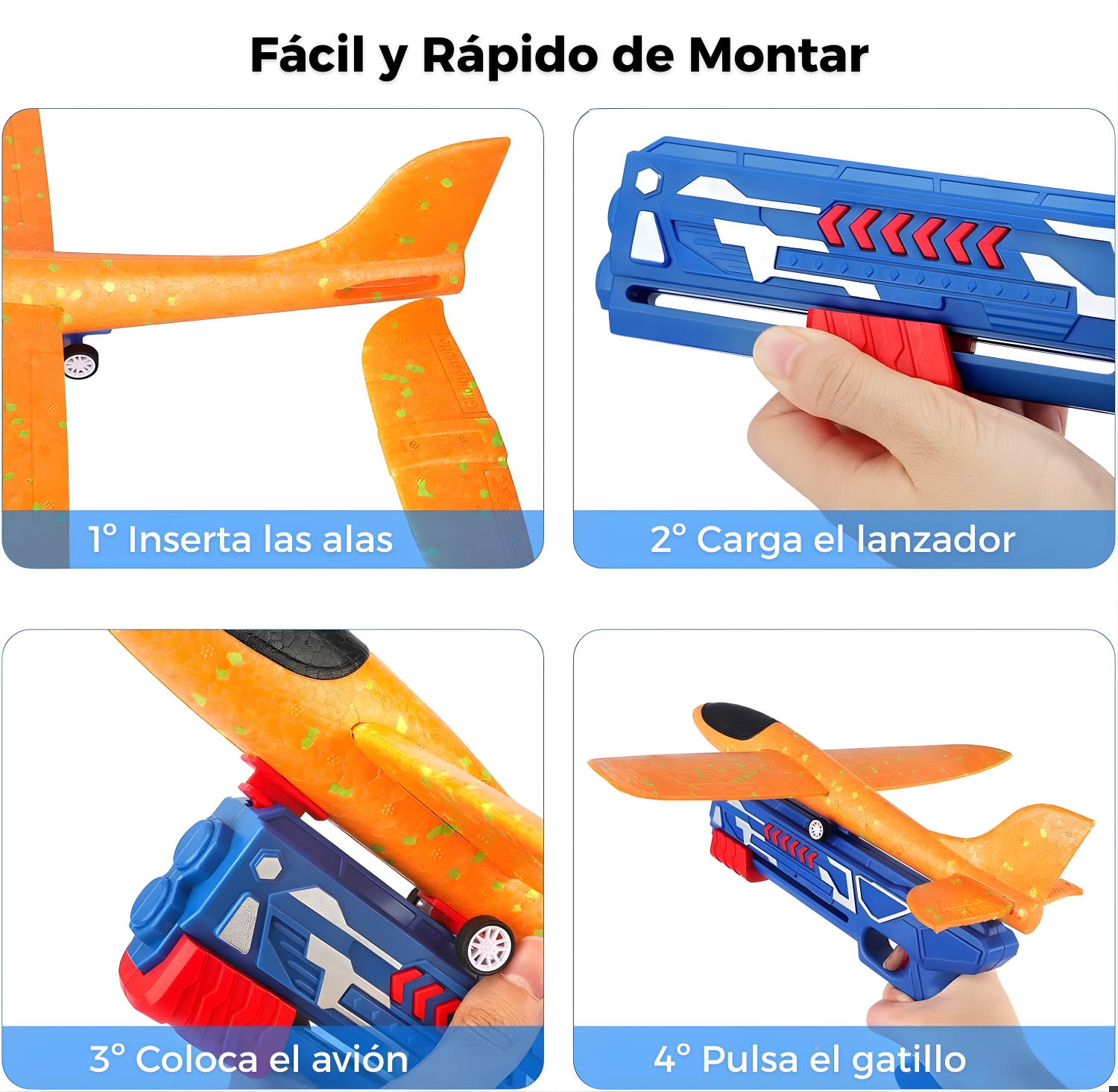 AeroShot Launcher™ – Pistola Lanzaviones de Espuma