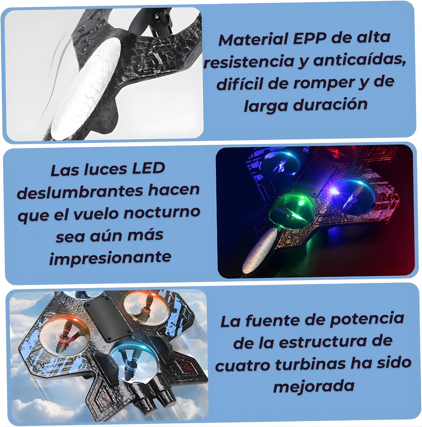 SkyFighter RC™ – Jet Volador con Doble Hélice